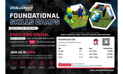 Challenger Soccer Camp 2025
